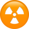 Radioactive emoji on Apple